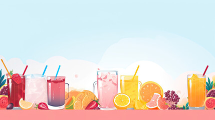 background template for drinks