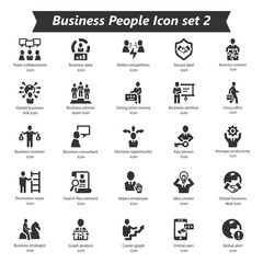 Business People Icon Set 2