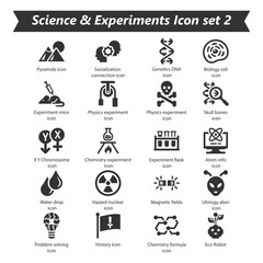Science Experiments Icon Set 2