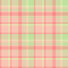 Plaid check pattern of texture background vector with a seamless textile fabric tartan.