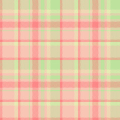 Plaid check pattern of texture background vector with a seamless textile fabric tartan.