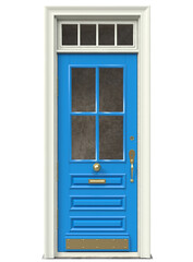 Entrance classic doors for the house