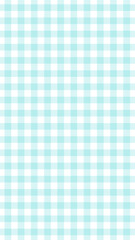 手描きのギンガムチェック柄のパターン - パステルカラーのかわいい背景素材 - 9:16