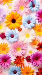 Colorful flower background