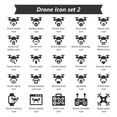 Drone Icon Set 2
