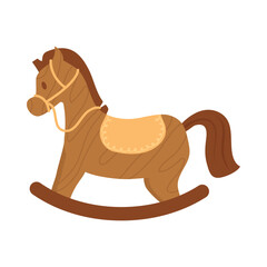 wooden toy horse