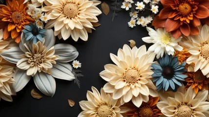 Fotobehang Platform Flower Compositions During Parade Bloemen , Background HD, Illustrations © Cove Art
