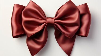 Red Ribbon On White Background , Background HD, Illustrations