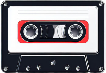 Naklejka premium 카세트테이프
