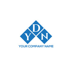 DYN letter logo design on white background. DYN creative initials letter logo concept. DYN letter design.
