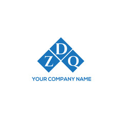DZQ letter logo design on white background. DZQ creative initials letter logo concept. DZQ letter design.
