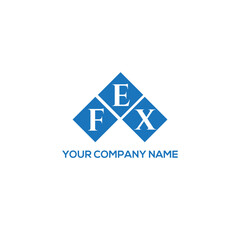 EFX letter logo design on white background. EFX creative initials letter logo concept. EFX letter design.
