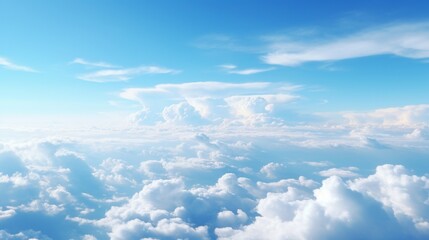 Fototapeta na wymiar clouds over the blue sky