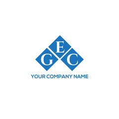Fototapeta premium EGC letter logo design on white background. EGC creative initials letter logo concept. EGC letter design. 