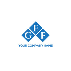 EGF letter logo design on white background. EGF creative initials letter logo concept. EGF letter design.
