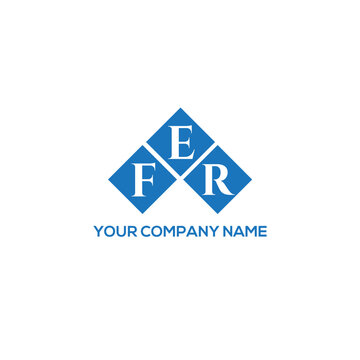 EFR letter logo design on white background. EFR creative initials letter logo concept. EFR letter design.

