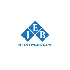 EJB letter logo design on white background. EJB creative initials letter logo concept. EJB letter design.
