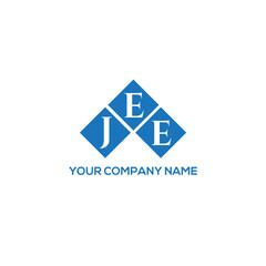 EJE letter logo design on white background. EJE creative initials letter logo concept. EJE letter design.
