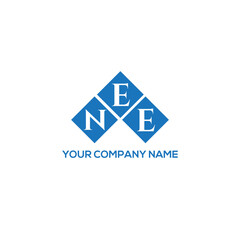 ENE letter logo design on white background. ENE creative initials letter logo concept. ENE letter design.
