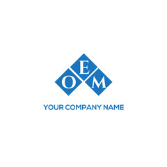 EOM letter logo design on white background. EOM creative initials letter logo concept. EOM letter design.

