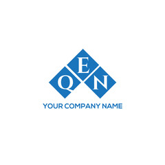 EQN letter logo design on white background. EQN creative initials letter logo concept. EQN letter design.
