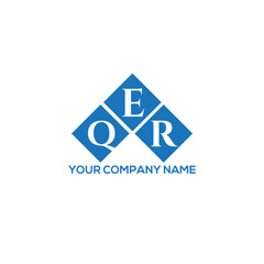 EQR letter logo design on white background. EQR creative initials letter logo concept. EQR letter design.

