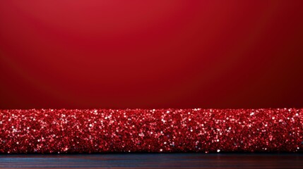 Shiny Glitter On Red Background Flat , Background HD, Illustrations