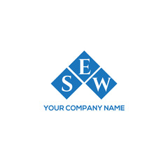 ESW letter logo design on white background. ESW creative initials letter logo concept. ESW letter design.
