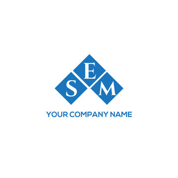 ESM letter logo design on white background. ESM creative initials letter logo concept. ESM letter design.
