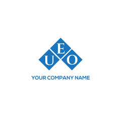 Fototapeta premium EUO letter logo design on white background. EUO creative initials letter logo concept. EUO letter design. 