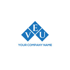 EVU letter logo design on white background. EVU creative initials letter logo concept. EVU letter design.
