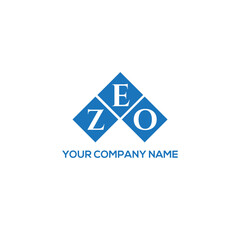 Fototapeta premium EZO letter logo design on white background. EZO creative initials letter logo concept. EZO letter design. 