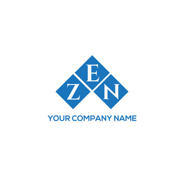 EZN letter logo design on white background. EZN creative initials letter logo concept. EZN letter design.
