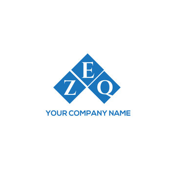 EZQ letter logo design on white background. EZQ creative initials letter logo concept. EZQ letter design.
