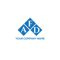 FAD letter logo design on white background. FAD creative initials letter logo concept. FAD letter design.
