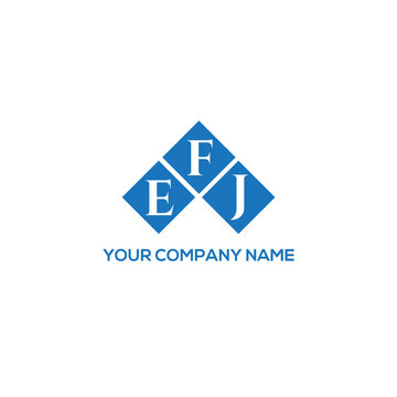 FEJ letter logo design on white background. FEJ creative initials letter logo concept. FEJ letter design.
