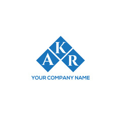 KAR letter logo design on white background. KAR creative initials letter logo concept. KAR letter design.
