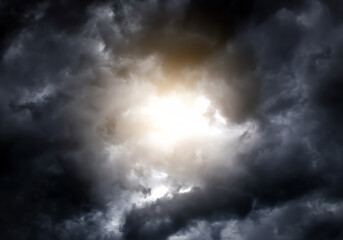 Cloudscape with a Light