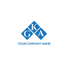 KGA letter logo design on white background. KGA creative initials letter logo concept. KGA letter design.
