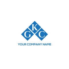 KGC letter logo design on white background. KGC creative initials letter logo concept. KGC letter design.
