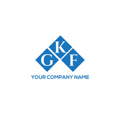 Fototapeta premium KGF letter logo design on white background. KGF creative initials letter logo concept. KGF letter design. 