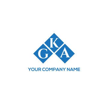 KGA letter logo design on white background. KGA creative initials letter logo concept. KGA letter design.
