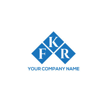 KFR letter logo design on white background. KFR creative initials letter logo concept. KFR letter design.
