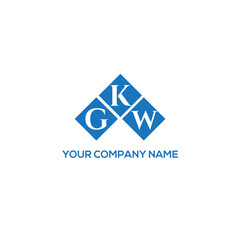 KGW letter logo design on white background. KGW creative initials letter logo concept. KGW letter design.
