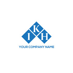 KIH letter logo design on white background. KIH creative initials letter logo concept. KIH letter design.
