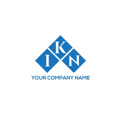 Fototapeta premium KIN letter logo design on white background. KIN creative initials letter logo concept. KIN letter design. 