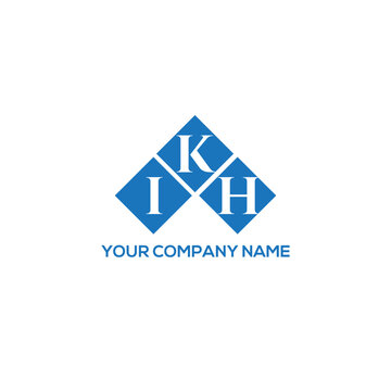 KIH letter logo design on white background. KIH creative initials letter logo concept. KIH letter design.
