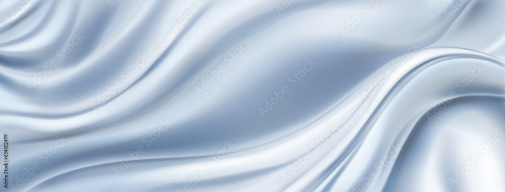 Wall mural abstract background with wavy surface in light blue colors