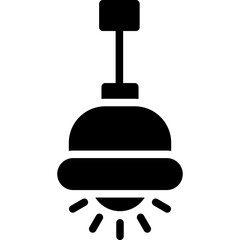 Obraz premium Hanging Lamp Icon