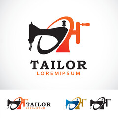 Modern Tailor Logo Design Template